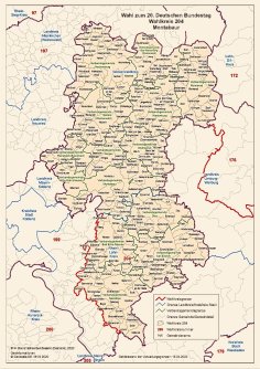 Kartenmaterial Wahlkreis 204 Montabaur